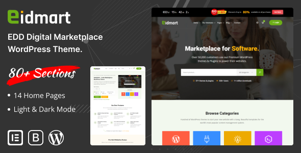 Eidmart | Digital Marketplace WordPress Theme