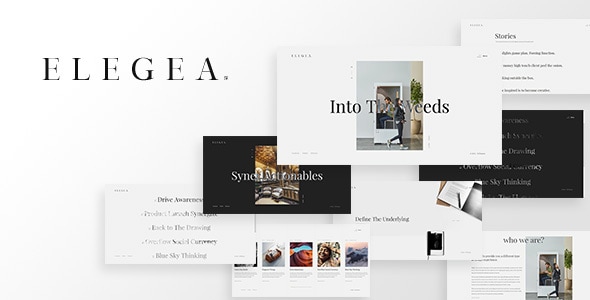 Elegea - Multi-Concept WordPress Theme