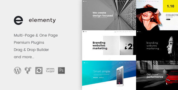 Elementy - Multipurpose One & Multi Page WordPress Theme