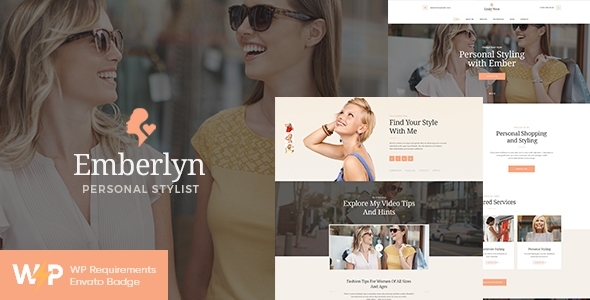 Emberlyn | Personal Stylist & Fashion Clothing WordPress Theme