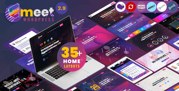 Emeet - Event, Conference & Meetup WordPress Theme