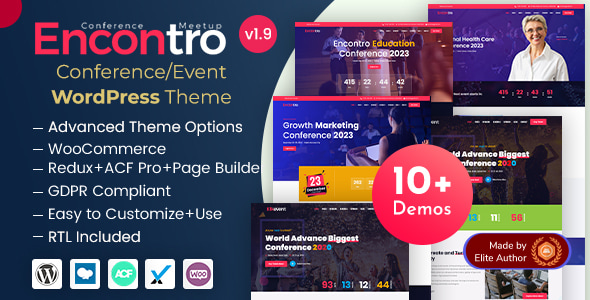 Encontro - Event Conference & Reunion WordPress Theme