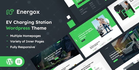 Energox | EV Charging Station WordPress Theme