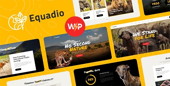 Equadio - Non-Profit and Environmental WordPress Theme