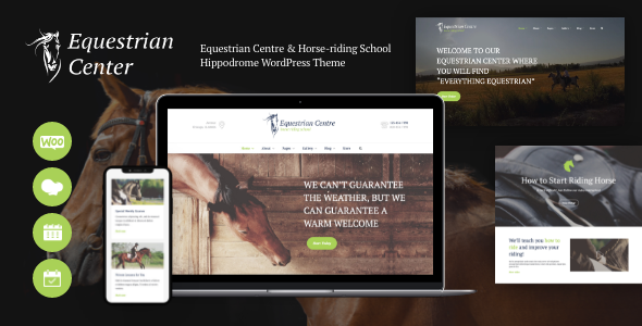 Equestrian Centre - Horse-riding School Theme