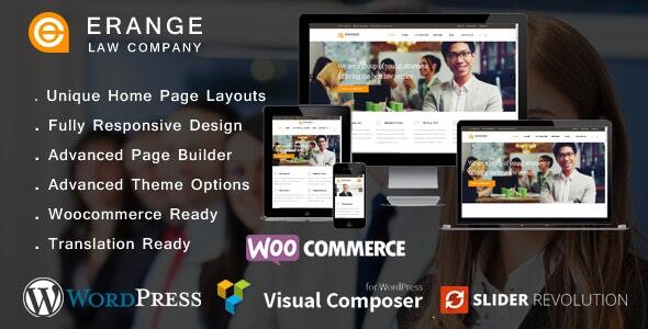 Erange- Law Firm WordPress Theme