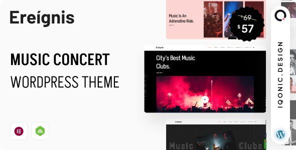 Ereignis - Music Concert WordPress Theme