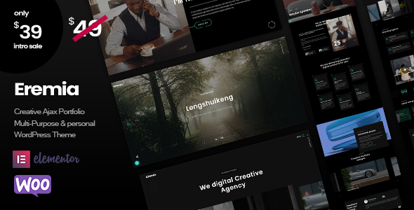 Eremia - Ajax Portfolio WordPress Theme