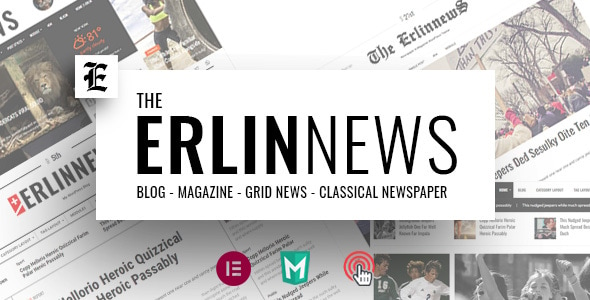 Erlinews – Modern and Classical Newspaper Theme