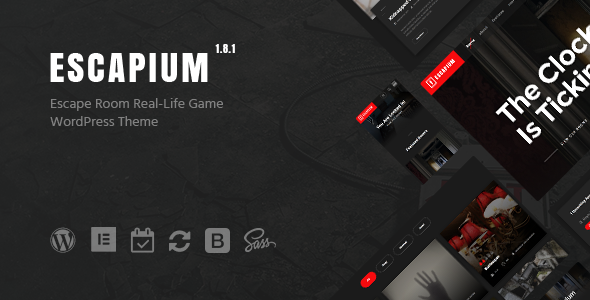 Escapium - Escape Room Game WordPress Theme