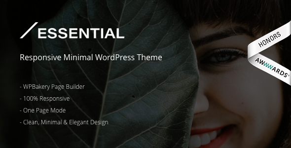 Essential - Responsive Minimal WordPress Theme