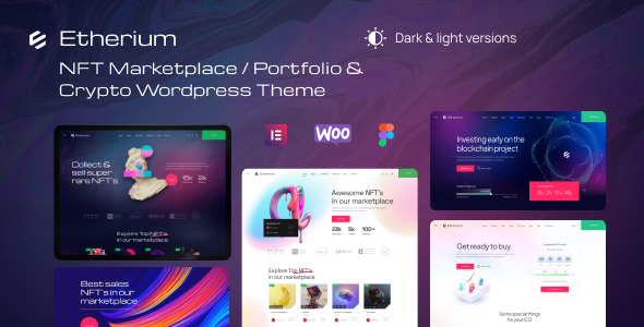 Etherium | NFT Marketplace & Crypto Wordpress Theme