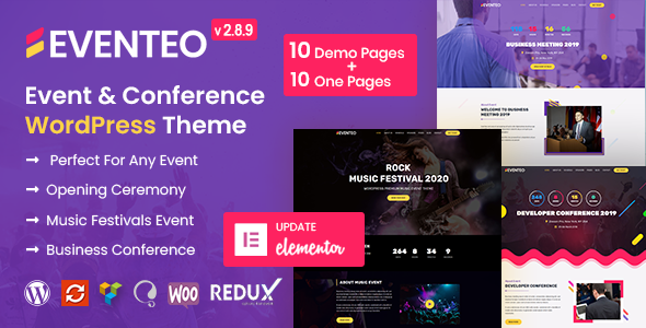 Eventeo - Event & Conference WordPress Theme