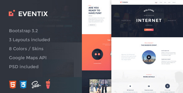 Eventix - Event Landing WordPress Theme