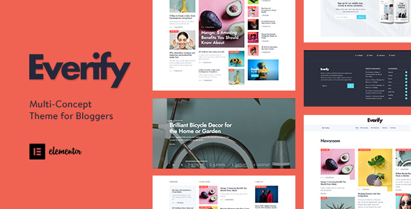 Everify - Multi-Concept WordPress Theme for Bloggers