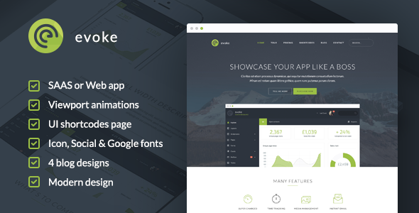 Evoke - WordPress Theme