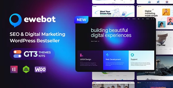 Ewebot - Marketing & SEO Digital Agency WordPress Theme