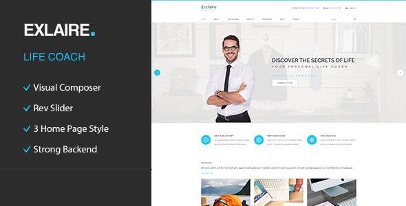 Exclaire – Personal Development Coach WordPress Theme