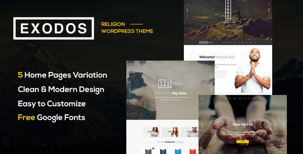 Exodos - Church WordPress Theme