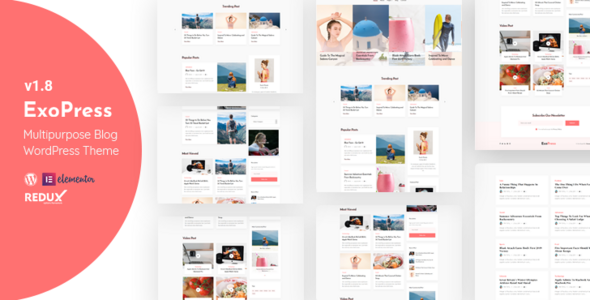 Exopress | Multipurpose Personal Blog WordPress Theme