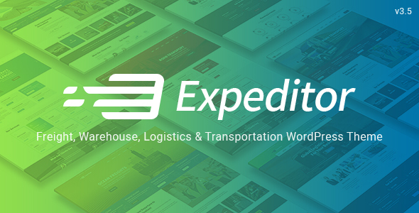 Expeditor - Logistics & Transportation WordPress Theme