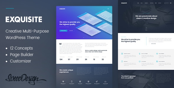 Exquisite - Creative Multi-Purpose WordPress Theme