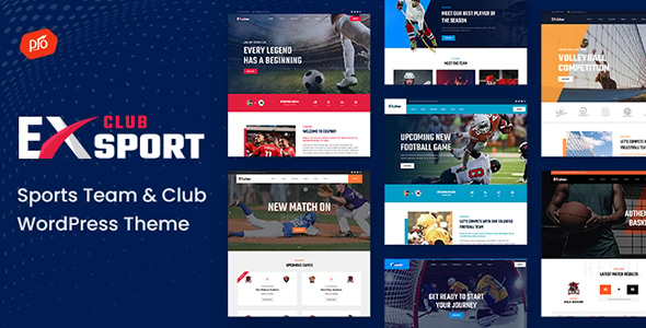 EXSport - Sports Team & Club WordPress Theme