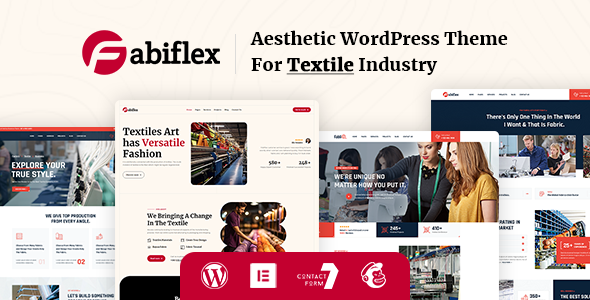 Fabiflex - Textile Industry WordPress Theme