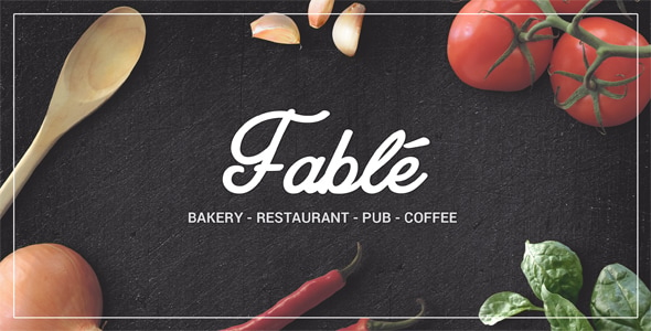 Fable - Restaurant  Bakery Cafe Pub WordPress Theme