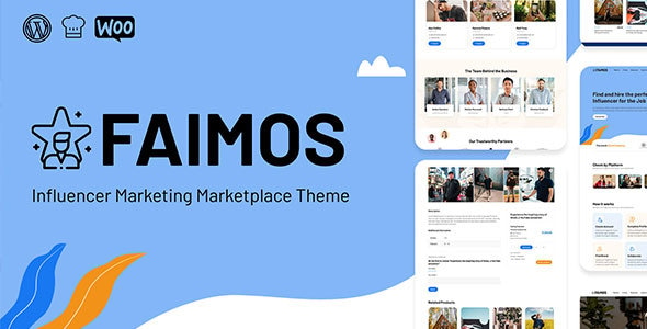 Faimos - Influencer Marketing Marketplace Theme