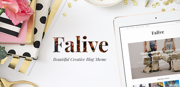 Falive - Beautiful Creative & Fashion Blog Theme