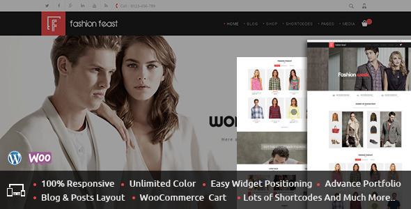 Fashion Feast - WooCommerce Responsive Theme