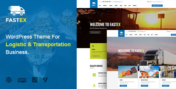 FastEx - Logistics WordPress Theme