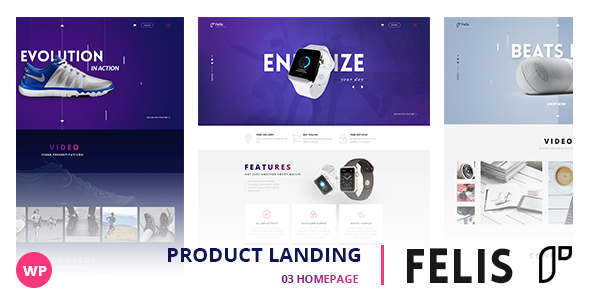 Felis - WordPress Product Landing Page