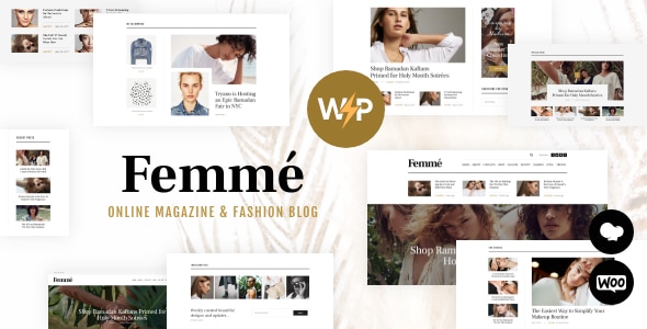 Femme - Fashion Blog & Magazine WordPress Theme + RTL