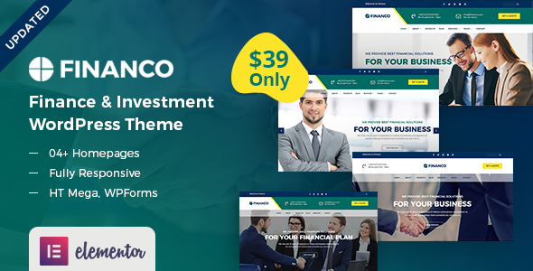 Financo - Finance WordPress Theme