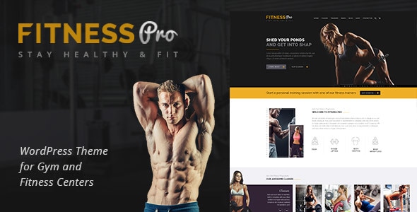 Fitness Pro - Gym WordPress Theme