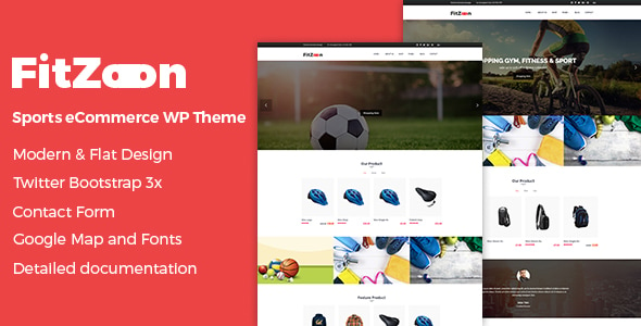 Fitzoon - Sports Store WooCommerce WordPress Theme