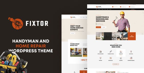 Fixtor - Handyman & Home Repair WordPress Theme