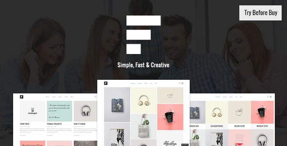 Fizz - Responsive Wordpress Portfolio Theme