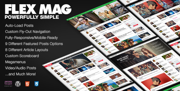 Flex Mag - Responsive WordPress News Theme