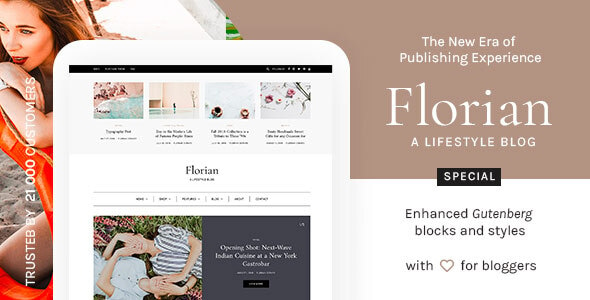 Florian - Responsive Personal WordPress Blog Theme