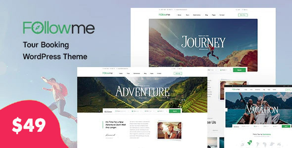 Followme - Tour Booking WordPress Theme