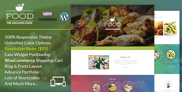 Food - A Delicious WordPress  Elementor Theme