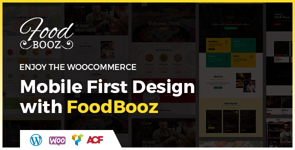 FoodBooz Minimal WordPress Restaurant & Cafe Theme