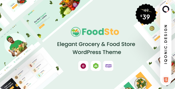 Foodsto : Grocery & Food Store WordPress Theme