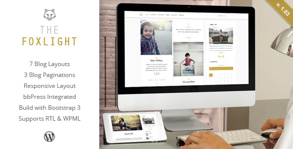 Foxlight - WordPress Personal Blog Theme