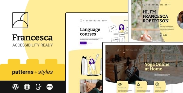 Francesca - Accessible Tutor WordPress Theme