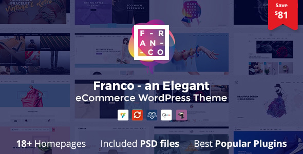 Franco - Elegant WooCommerce WordPress Theme