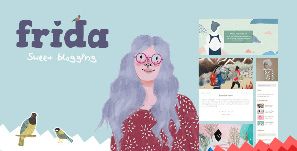 Frida - A Sweet & Classic WordPress Blog Theme